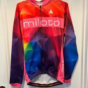 355T Women's Long Sleeve Cycling Jersey - Multicolor NWOT